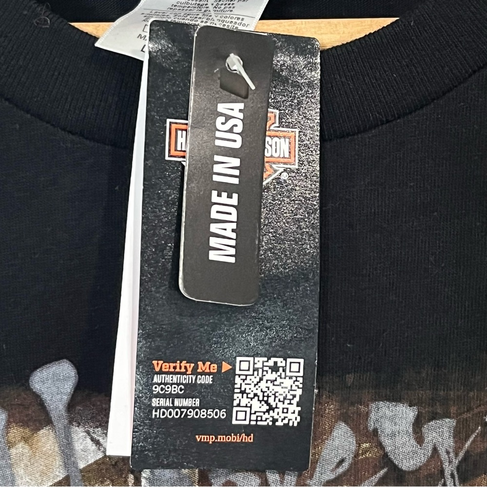 Harley-Davidson Black Motorcycle Graphic Tee - Picture 3 of 10